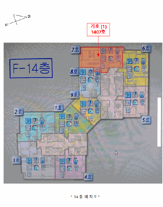 서울특별시 강남구 도곡동 467-17 타워팰리스 에프동 14층1407호