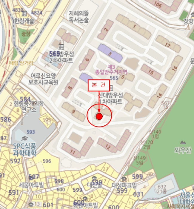 서울특별시 동작구 신대방동 719 동작상떼빌 106동 8층805호