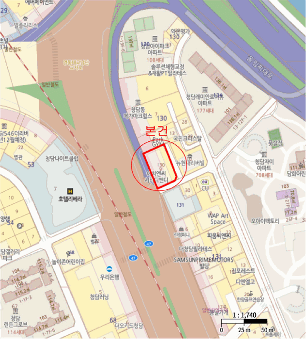 서울특별시 강남구 청담동 130-9  14층1415호