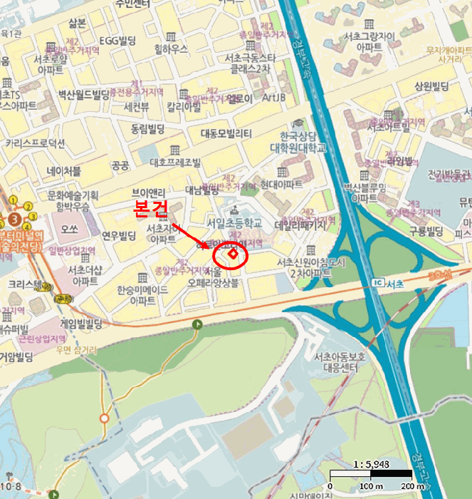 서울특별시 서초구 서초동 1432-24 성심빌딩  4층401호
