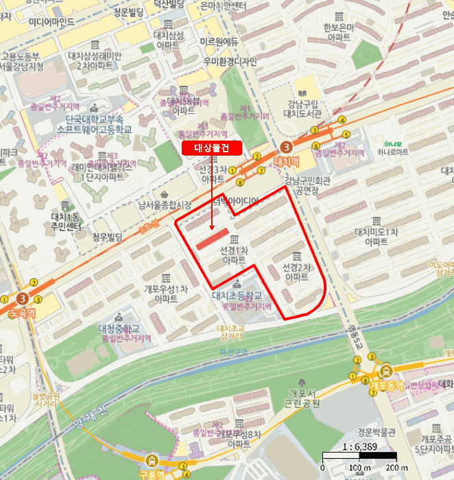 서울특별시 강남구 대치동 506 선경아파트 2동 14층1403호