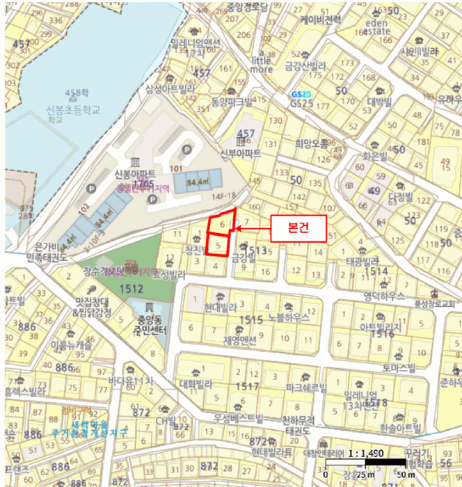 서울특별시 관악구 봉천동 1513-5  2층201호