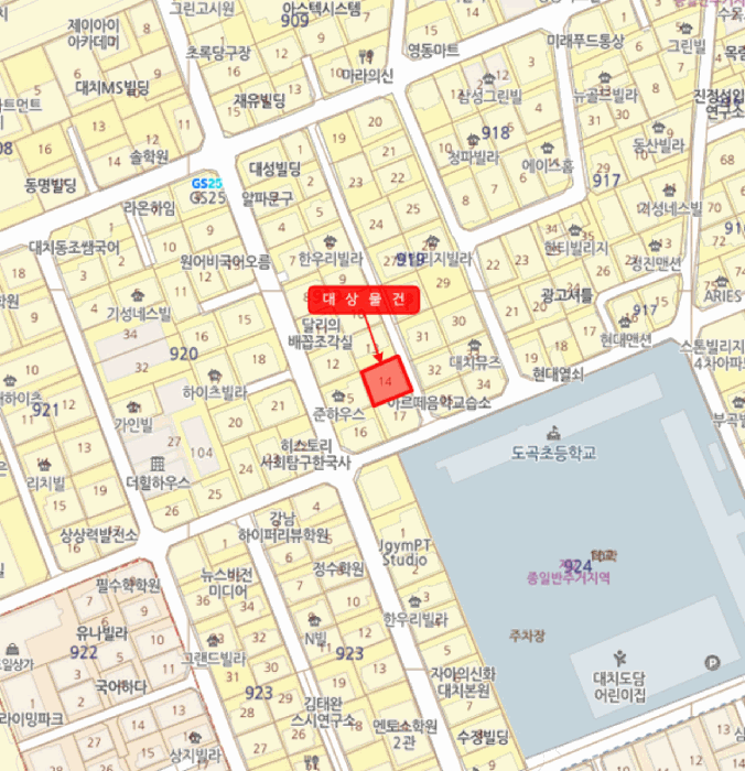 서울특별시 강남구 대치동 919-14  3층302호