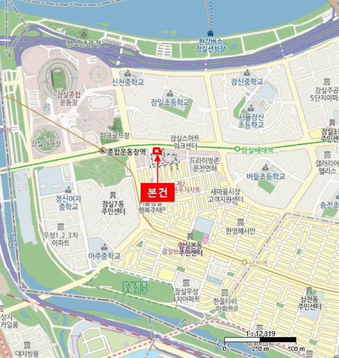 서울특별시 송파구 잠실동 175-12 올림픽타워  5층513호