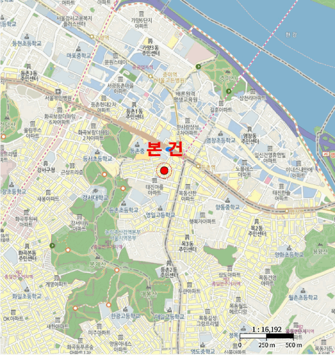 서울특별시 강서구 등촌동 532-16  제4층 제402호