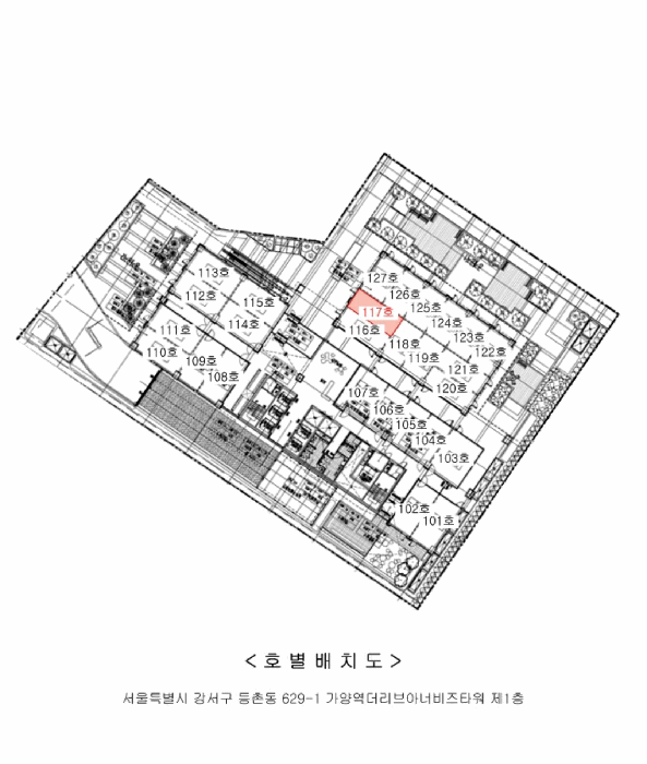 서울특별시 강서구 등촌동 629-1 가양역더리브아너비즈타워  제1층 제117호