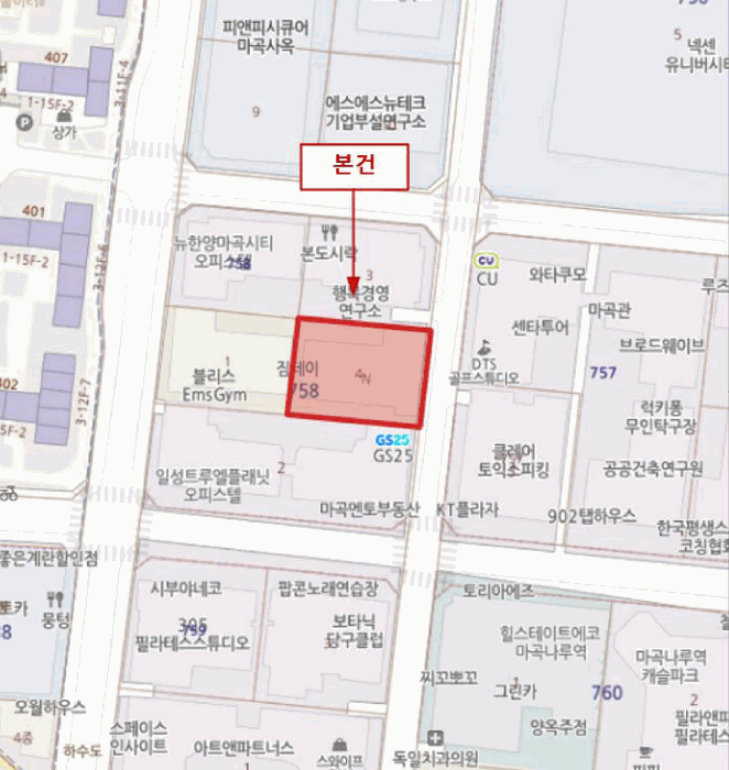 서울특별시 강서구 마곡동 758-4 마곡럭스나인오피스텔  제5층 제507호