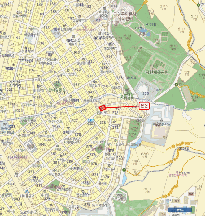 서울특별시 금천구 독산동 376-17 제이펠리체  제2층 제204호