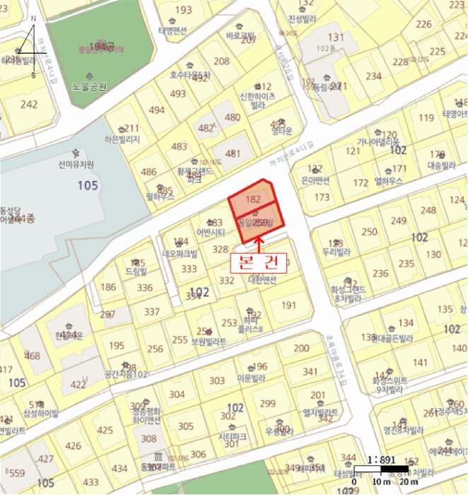 서울특별시 강서구 화곡동 102-182 동일네오빌  제4층 제402호