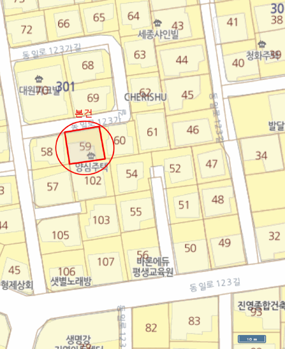 서울특별시 중랑구 중화동 301-59 양심주택  2층 201호