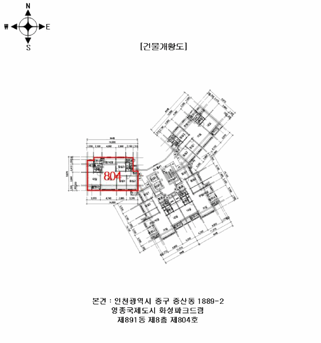 인천광역시 중구 중산동 1889-2 영종국제도시 화성파크드림 891동 8층804호