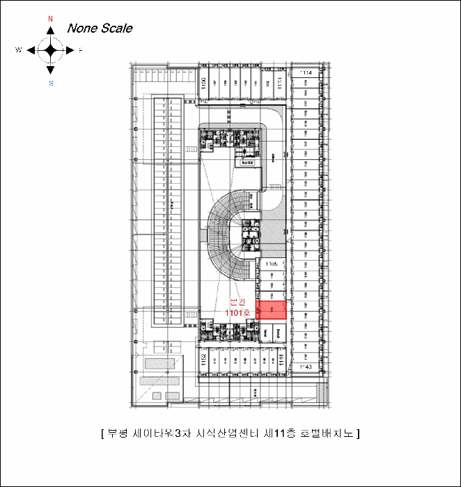 인천광역시 부평구 청천동 426-1 부평 제이타워3차 지식산업센터  11층1101호
