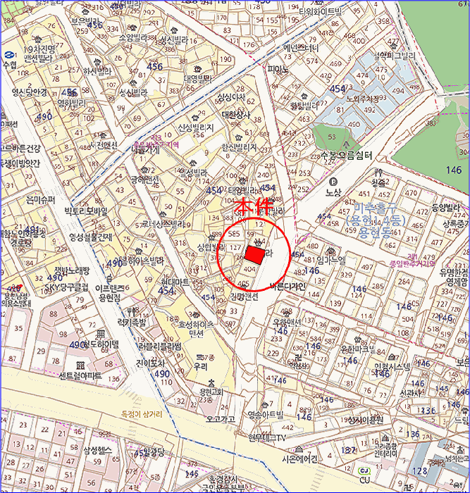 인천광역시 미추홀구 용현동 454-278  4층401호