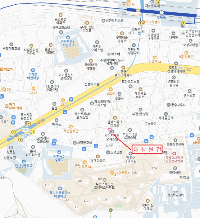 인천광역시 부평구 부평동 671-20 카이저캐슬  12층1202호