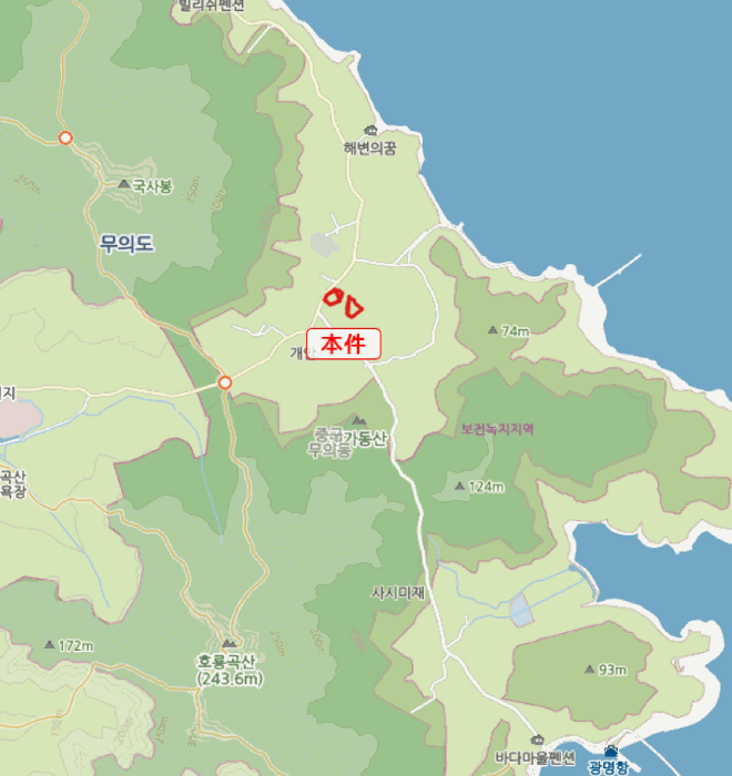 인천광역시 중구 무의동 210-14 외 1 필지
