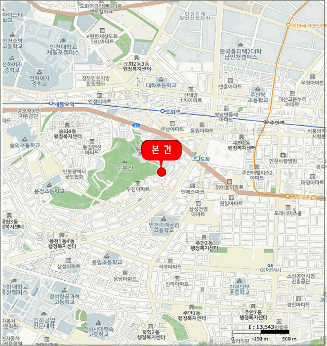 인천광역시 미추홀구 도화동 521-28  2층301호