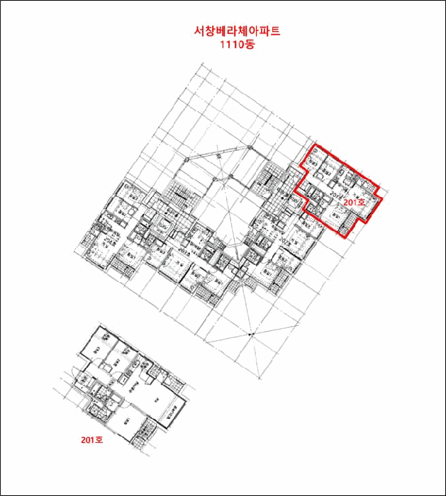 인천광역시 남동구 서창동 715 서창베라체아파트 1110동 2층201호