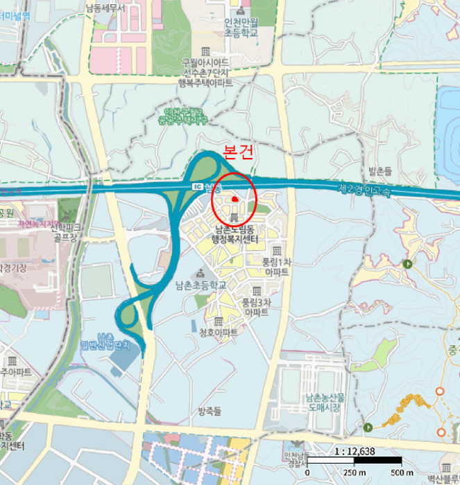 인천광역시 남동구 남촌동 351-4  3층301호