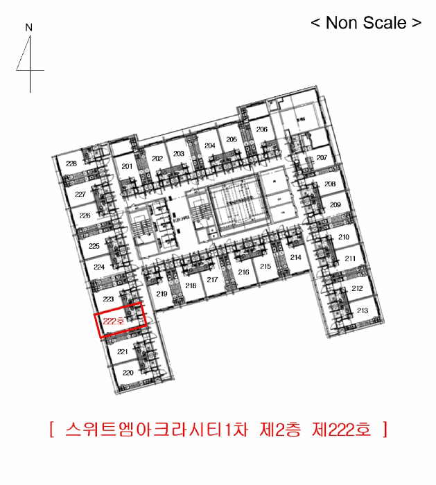 경기도 김포시 구래동 6871-58 스위트엠아크라시티1차  6층617호