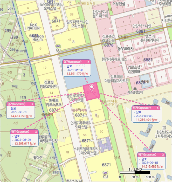 경기도 김포시 구래동 6871-45 골든루체뷰1차  1층 106호