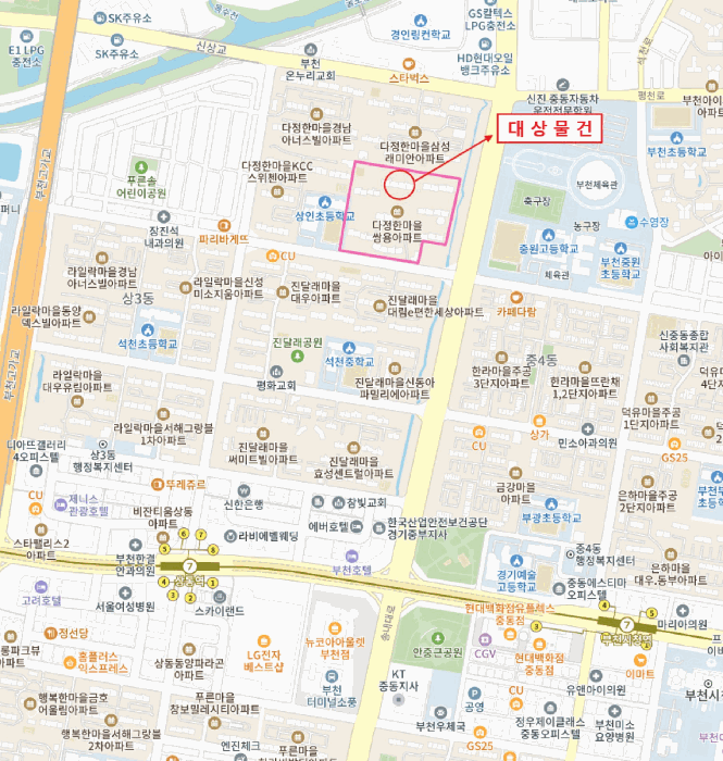 경기도 부천시 원미구 상동 500-5 다정한마을 2119동 12층1204호