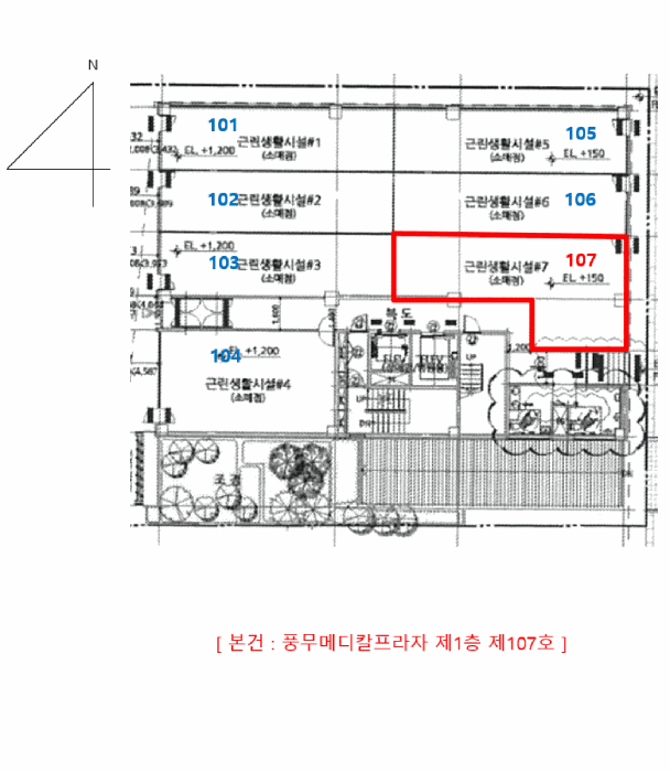 경기도 김포시 풍무동 896 풍무메디칼프라자  1층 107호