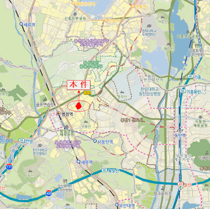 경기도 화성시 병점동 821 병점역 센트럴 뷰 306 1층104호