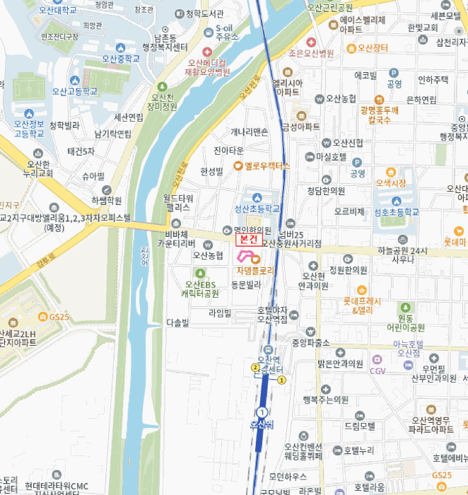 경기도 오산시 오산동 535-16 탑캐슬 102동 4층401호
