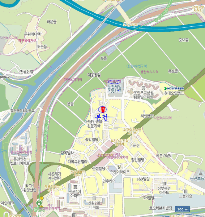 경기도 용인시 처인구 포곡읍 둔전리 171-22 대두타운 103동 3층301호