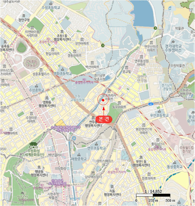 경기도 수원시 장안구 연무동 252-12 현민빌  1층102호