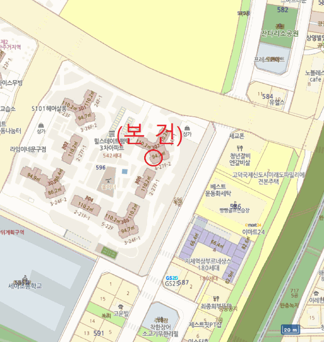 경기도 평택시 세교동 596 힐스테이트평택3차 307동 21층2103호