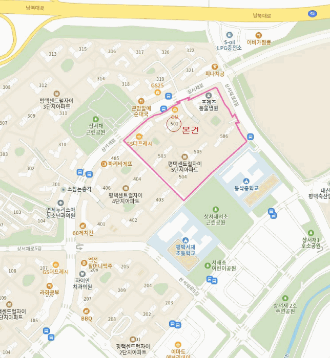 경기도 평택시 동삭동 855 평택센트럴자이5단지 501동 14층1405호