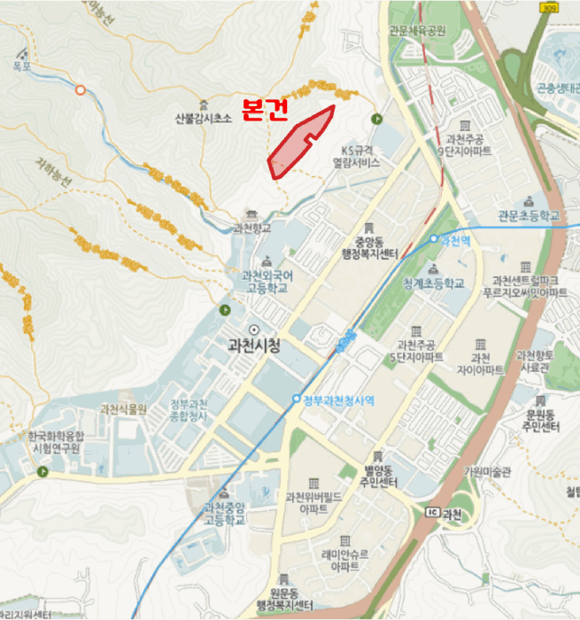 경기도 과천시 관문동 산11-13
