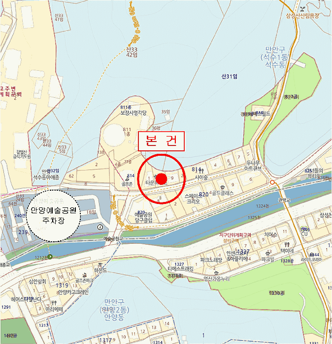 경기도 안양시 만안구 석수동 814-8 타운하우스 비동 3층301호