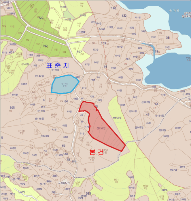 강원특별자치도 고성군 죽왕면 오봉리 산158