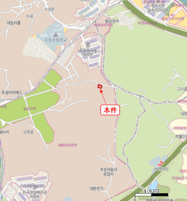 충청북도 청주시 청원구 내수읍 은곡리 245 주건축물제1동