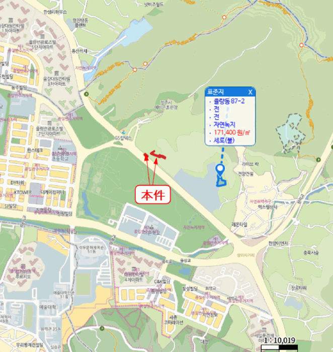 충청북도 청주시 청원구 율량동 318-4 주1동 외 5 필지 외 5개 동