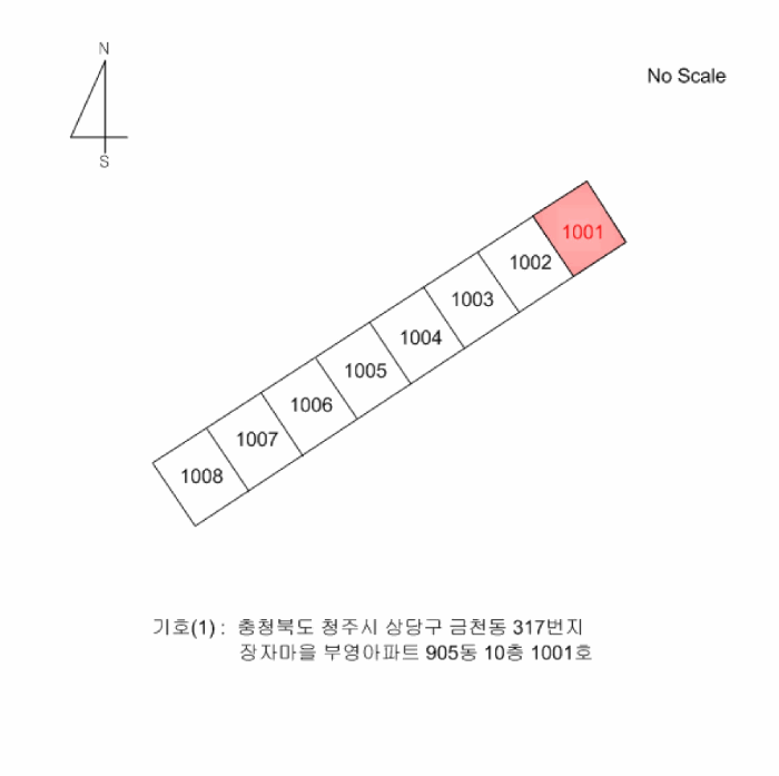 충청북도 청주시 상당구 금천동 317 장자마을부영아파트 905동 10층1001호
