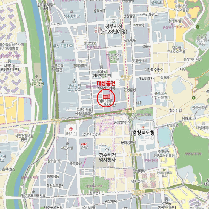 충청북도 청주시 상당구 북문로2가 78-10 아트에비뉴198  12층1205호