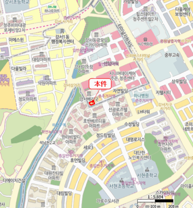 충청북도 청주시 흥덕구 강서동 505 레지던스 마리  4층405호