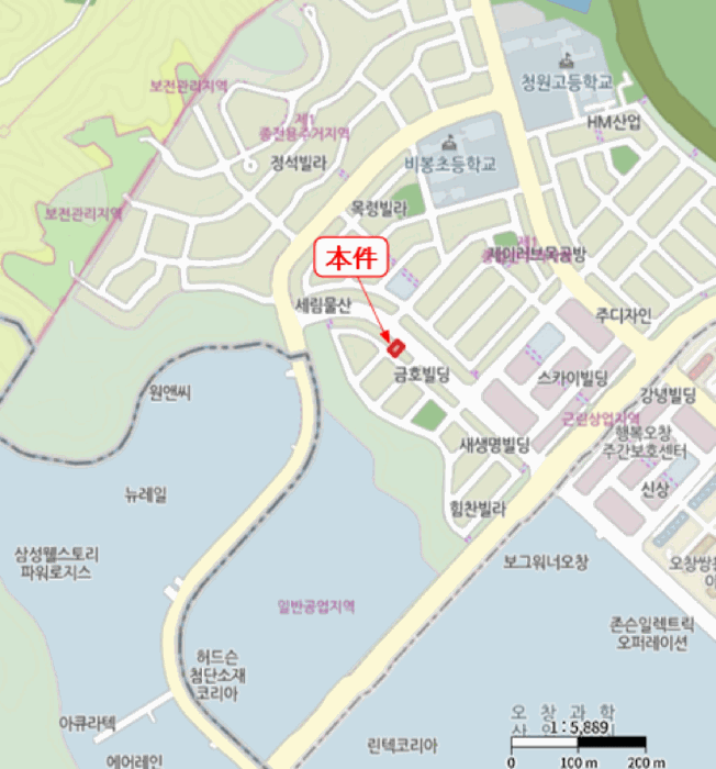 충청북도 청주시 청원구 오창읍 구룡리 430-10 주건축물제1동