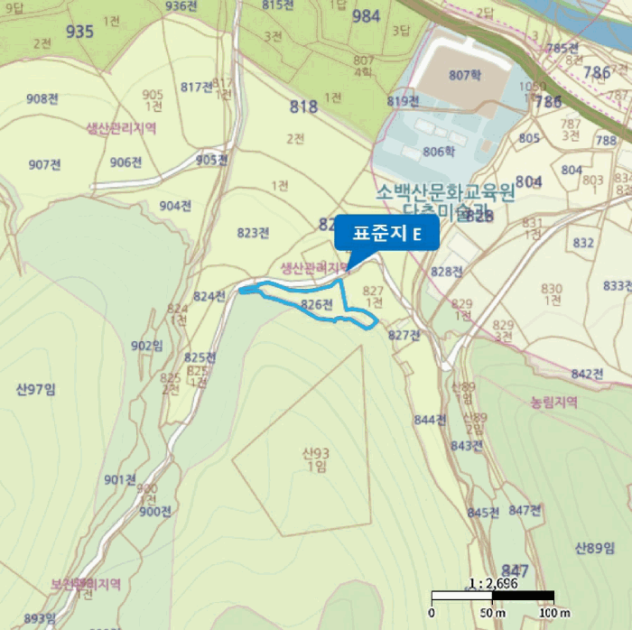 충청북도 단양군 영춘면 동대리 722-3 외 5 필지 외 1개 동