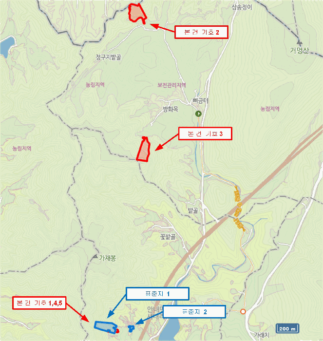 충청북도 옥천군 안내면 서대리 산21-1 외 2 필지