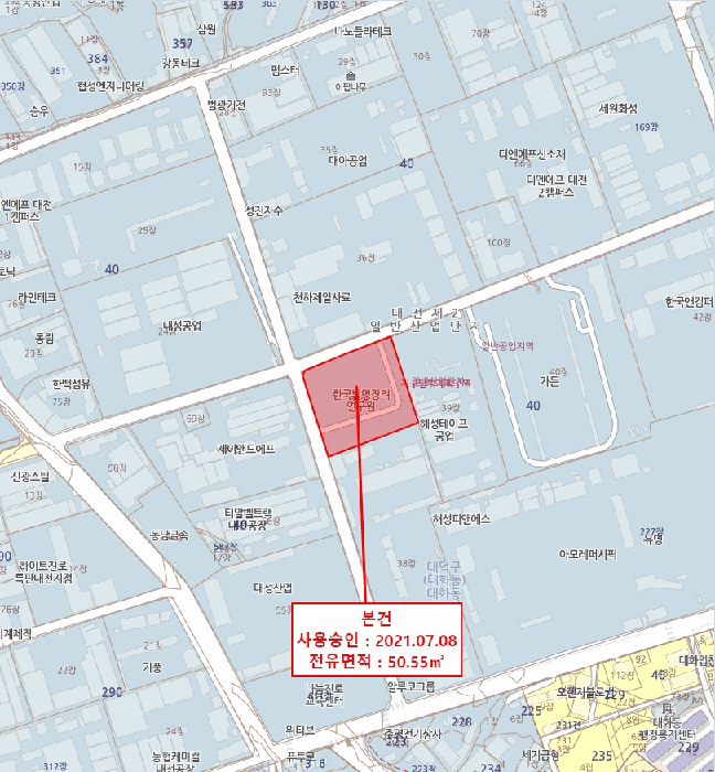 대전광역시 대덕구 대화동 40-37 펜타플렉스 대전  11층1115호