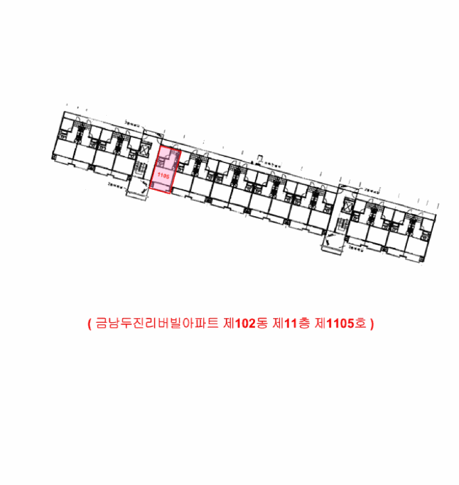 세종특별자치시  금남면 용포리 320 금남두진리버빌아파트 102동 11층1105호