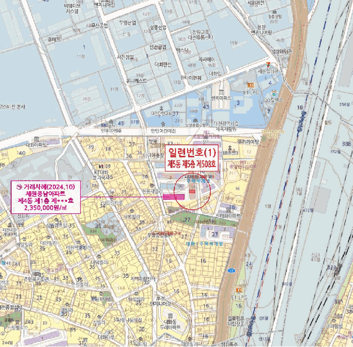 대전광역시 대덕구 대화동 16-5 세원풍남아파트 5동 5층508호