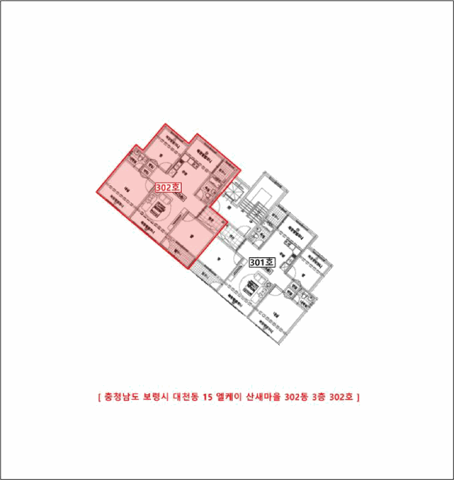 충청남도 보령시 대천동 15 엘케이 산새마을 302동 3층302호