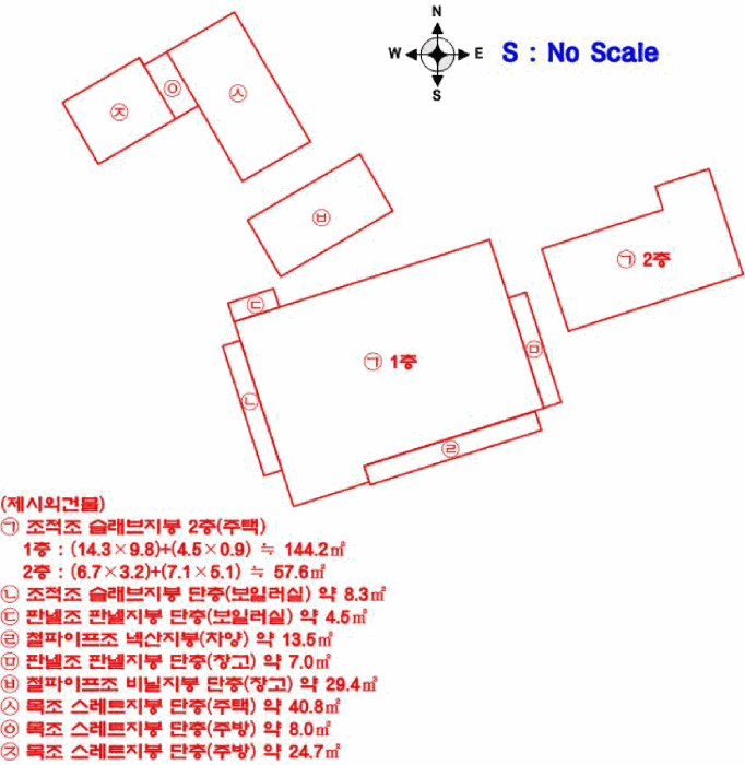 충청남도 부여군 규암면 나복리 199 외 5 필지