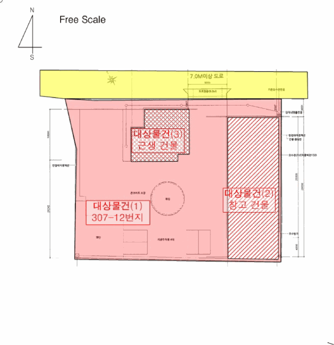 충청남도 아산시 신창면 오목리 307-12 1동 외 1 필지 외 1개 동
