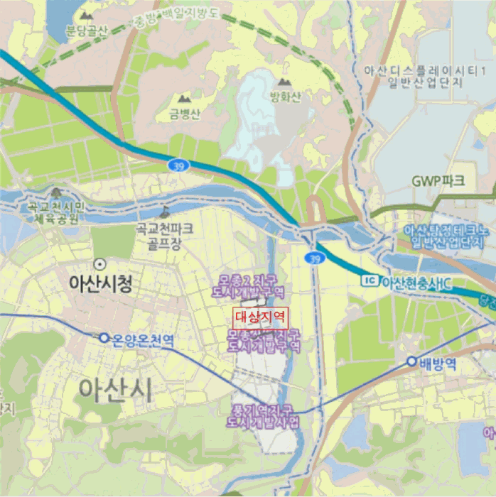 충청남도 아산시 모종동 127